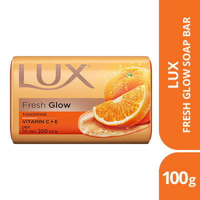 Lux Soap Bar Fresh Glow Tangerine & Vitamin C + E 100g