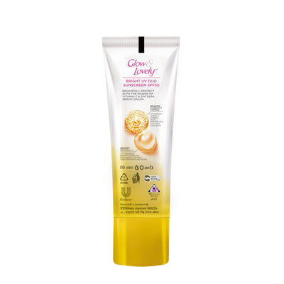 Glow & Lovely Bright Serum Sunscreen UV DUO SPF50 50g