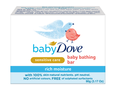 Dove Baby Bathing Bar Rich Moisture 90gm