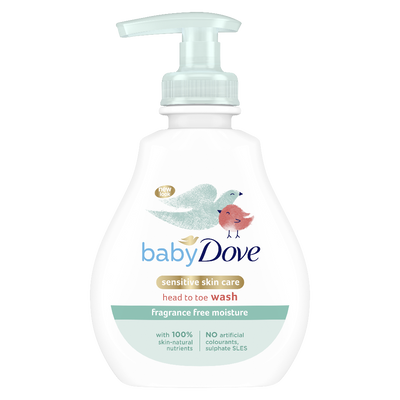 Dove Baby Head to Toe Wash Fragrance Free Moisure 200ml