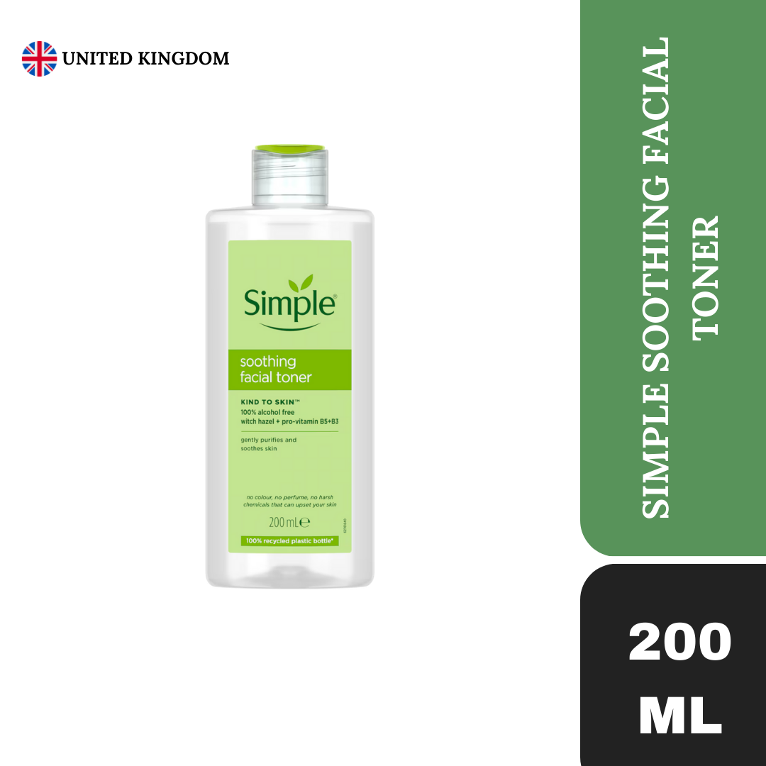 Simple Soothing Facial Toner Kind To Skin (Imported )(UI) 200ml