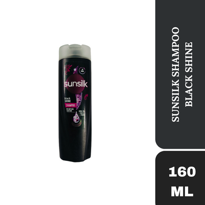 Sunsilk Black Shine Shampoo 160ml (Unilever Original)