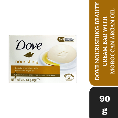 Dove Nourishing Beauty Cream Bar Moroccan Argan Oil 90g