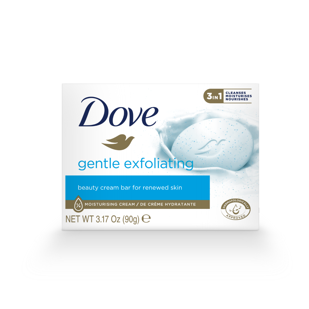 Dove Beauty Bar Soap Gentle Exfoliating (Imported )(UI) 90g