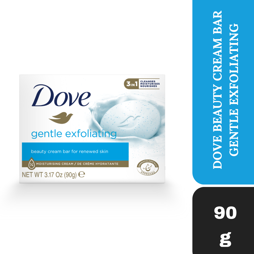 Dove Beauty Bar Soap Gentle Exfoliating (Imported )(UI) 90g