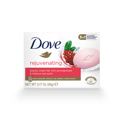 Dove Rejuvenating  Beauty Cream Bar Pomegranate and Hibiscus Tea 90g