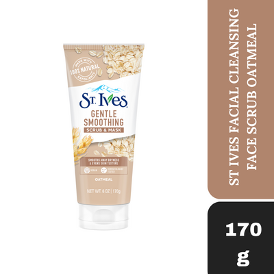 St. Ives Facial Cleanser Gentle Smoothing Face Scrub Oatmeal 170gm