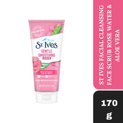 St. Ives Facial Cleanser Face Scrub Rose Water & Aloe Vera 170gm