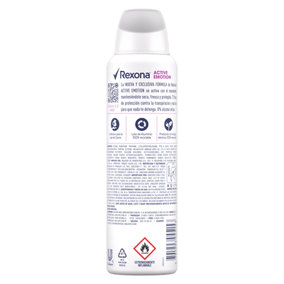 Rexona Active Emotion Antitranspirante Aerosol (Imported )(UI) 150ml