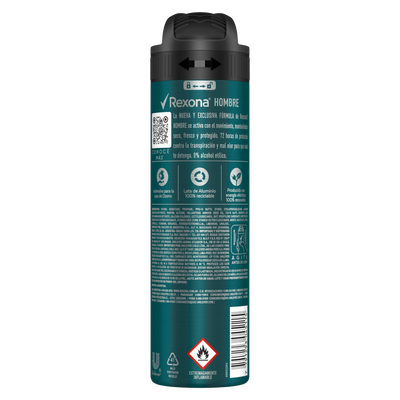 Rexona Men Hombre Antitranspirante Aerosol (Imported )(UI) 150ml