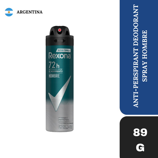 Rexona Men Hombre Antitranspirante Aerosol (Imported )(UI) 150ml