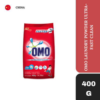 Omo Ultra-Fast Clean Laundry Powder 400g