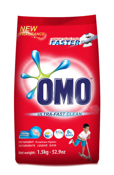 Omo Ultra-Fast Clean Laundry Powder 1.5Kg