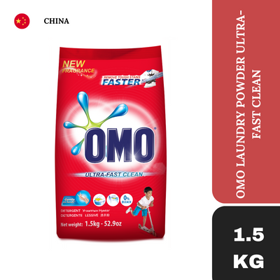 Omo Ultra-Fast Clean Laundry Powder 1.5Kg