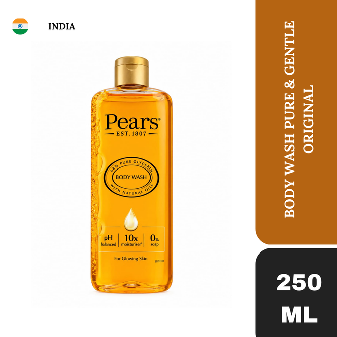 Pears Body Wash Pure and Gentle with Glycerin & Natural Oils 250ml