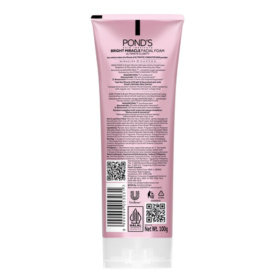 Pond's Bright Miracle Ultimate Clarity Niasorcinol Facial Foam 100g