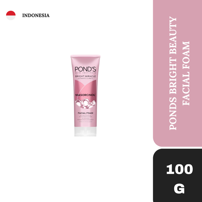 Pond's Bright Miracle Ultimate Clarity Niasorcinol Facial Foam 100g
