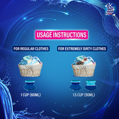 Surf Excel Liquid Detergent Top Load 1L