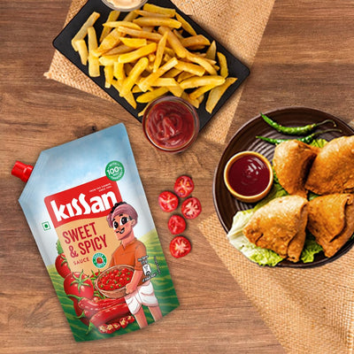 Kissan Fresh Tomato Ketchup 415gm (Doy Pack)
