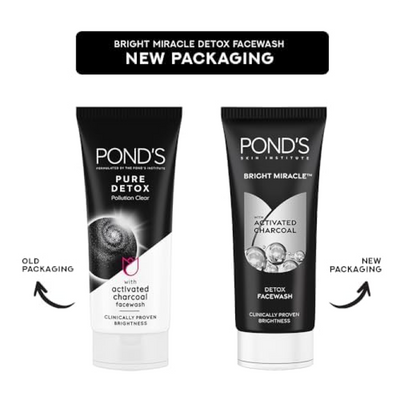 Pond's Face Wash Bright Miracle Detox 50g