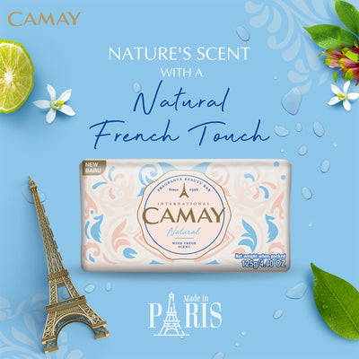 Camay Soap Bar Natural with Fresh Scent 125gm