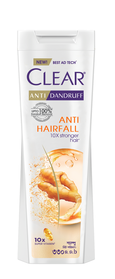 Clear Shampoo Anti Hairfall Anti Dandruff 330ml