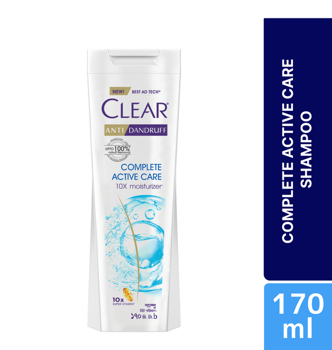 Clear Shampoo Complete Active Care Anti Dandruff 170ml