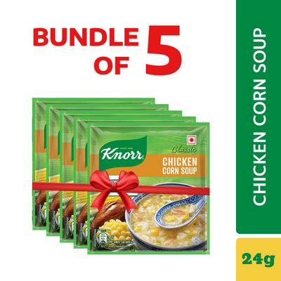 Knorr Chicken Corn Soup 24g (Bundle of 5)