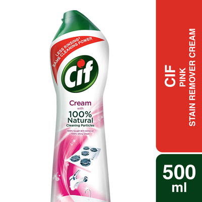 Cif Stain Remover Cream Pink 500ml