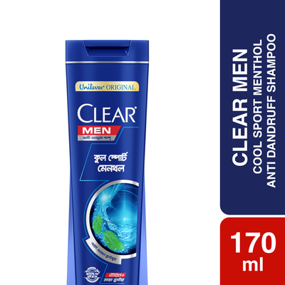 Clear Men Shampoo Cool Sport Menthol Anti Dandruff 170ml