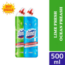 Domex Toilet Cleaning Liquid Lime & Ocean Fresh 500ml Combo Pack