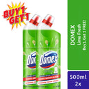 Domex Toilet Cleaning Liquid Lime Fresh 500ml Buy 1 Get 1 Free