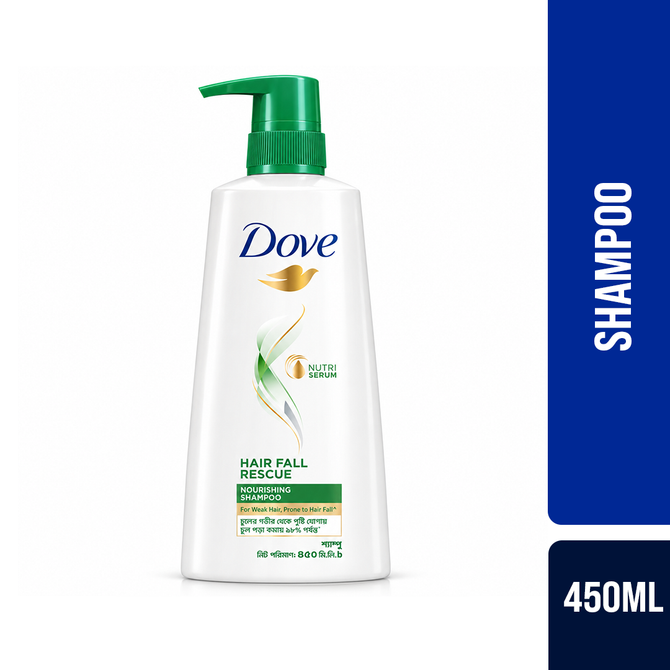 Dove Shampoo Hairfall Rescue 450ml
