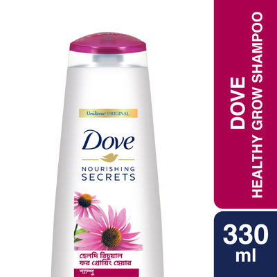 Dove Shampoo Healthy Grow 330ml 15% Extra