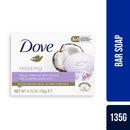Dove Relexing Beauty Cream Bar Soap Coconut Milk And Jasmine Petals(Imported )(UI) 135g