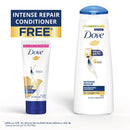 Dove Shampoo Intense Repair 330ml Conditioner Free