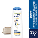 Dove Shampoo Intense Repair 330ml Stylish Purse Free