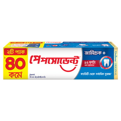 Pepsodent Toothpaste Germi-Check 85g (Twin Pack 2X85g)