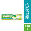 Closeup Toothpaste Lemon Sea Salt 140g