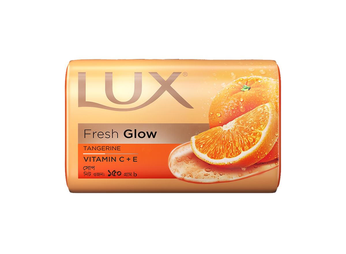 Lux Bar Soap Fresh Glow Tangerine & Vitamin C + E 150g