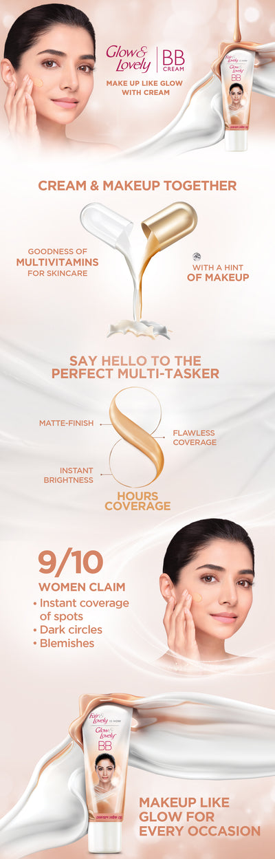 Glow & Lovely Face Cream (BB) Blemish Balm 18g