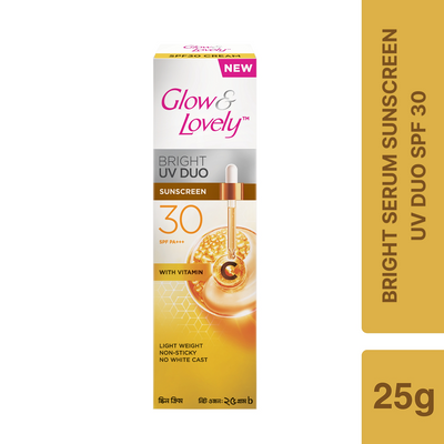 Glow & Lovely Bright Serum Sunscreen UV DUO SPF30 25g