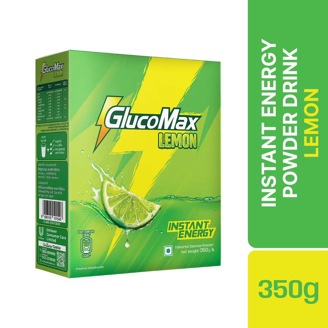 GlucoMax Lemon 350g BIB (Powder Drink)