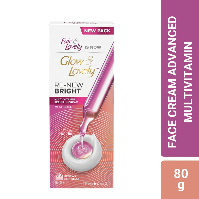 Glow & Lovely Re-New Bright Multivitamin Serum In Cream 80g