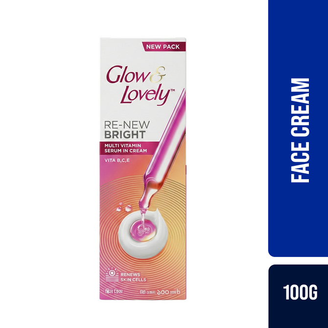 Glow & Lovely Re-New Bright Multivitamin Serum In Cream 100g
