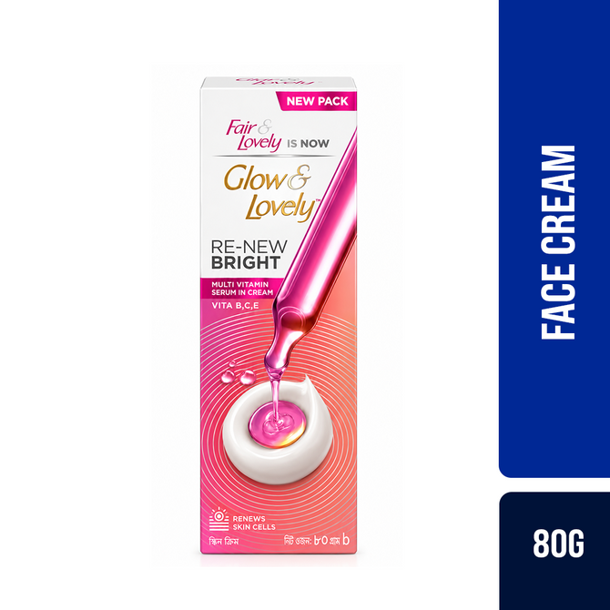 Glow & Lovely Re-New Bright Multivitamin Serum In Cream 80g