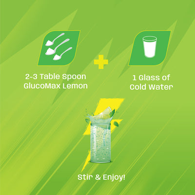 GlucoMax Lemon 350g BIB (Powder Drink)