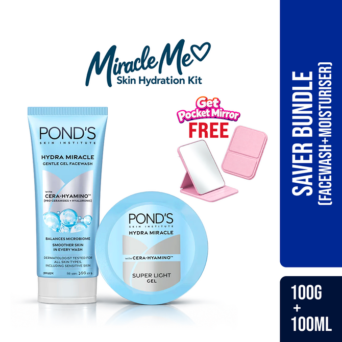 Pond's Miracle Me Hydration Combo with Pocket Mirror