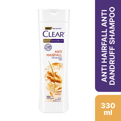 Clear Shampoo Anti Hairfall Anti Dandruff 330ml