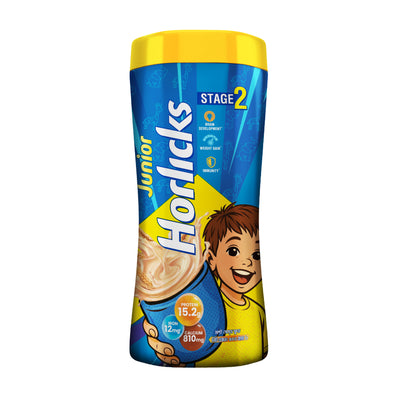 Junior Horlicks Health and Nutrition Drink Stage-2 Jar 500g (Powder Drink)